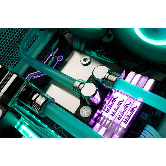 Водоблок Ekwb EK-Quantum Velocity DDC 4.2 PWM D-RGB - 1700 Nickel + Plexi (3831109897539) | Зображення 5