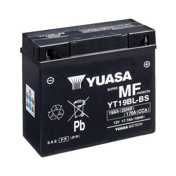 Аккумулятор МОТО Yuasa 12V 19Ah MF VRLA Battery YT19BL-BS(сухозаряжений)