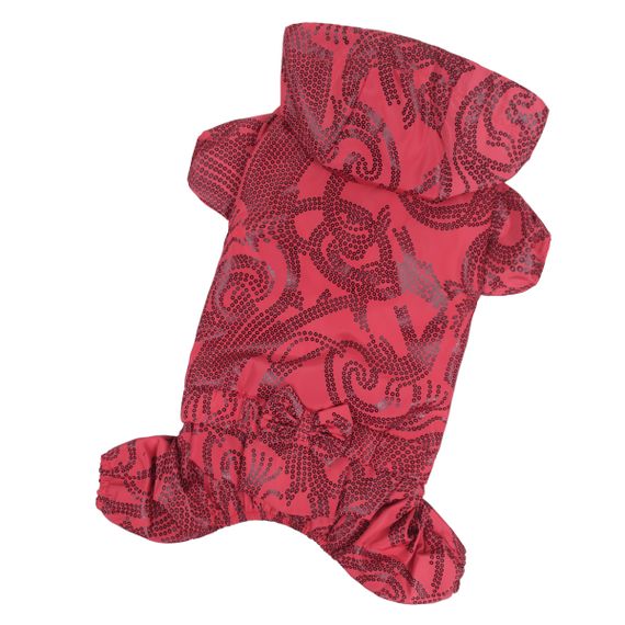 Дощовик ДЛЯ ДIВЧАТ візерунки червоний MD-14 | Зображення 1