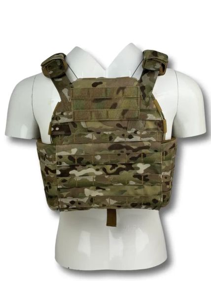 Плитоноска для плит 25*30 см Cordura Crye Precision Multicam USA + 4 підсумків | Зображення 1