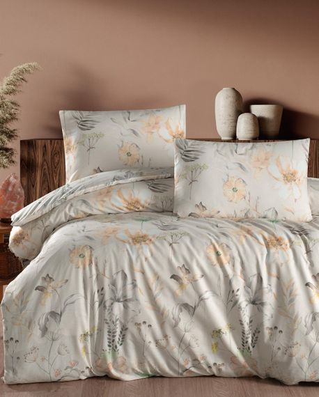 Постільна білизна First Choice Homesko Ranforce 160 х 220 см Amaris Storm