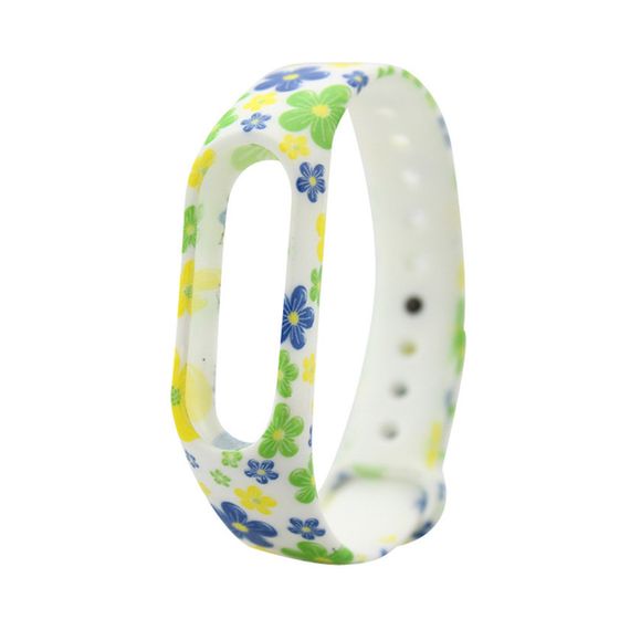Силіконовий ремінець Primo для фітнес-браслета Xiaomi Mi Band 2 - Flowers