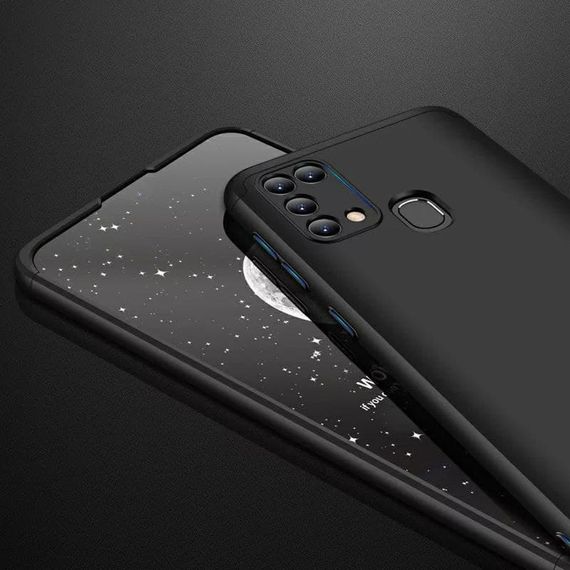 Чохол GKK 360 градусів для Oppo A53 колір Чорно-Червоний | Зображення 1