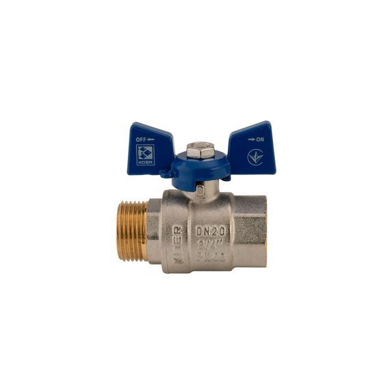 Кран кульовий Koer 3/4" ГШМ (KR.218.B) синій (KR2723) | Зображення 4