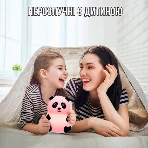 Led Нічник панда, Нічник для дітей настільний Дитячий безпечний для дитини VG-52 | Зображення 6