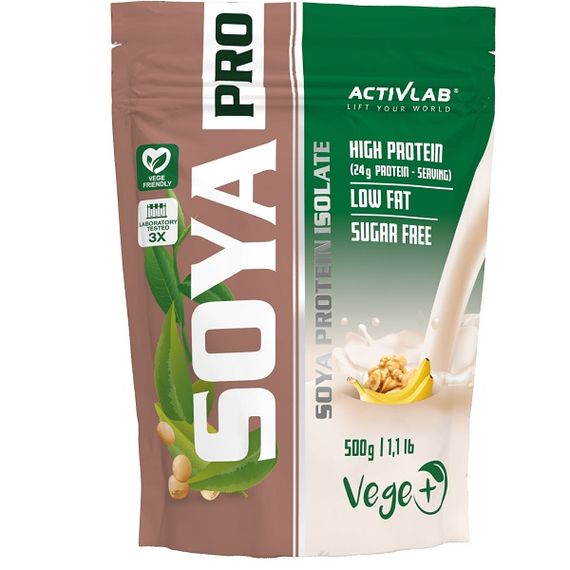 Протеин Activlab Soya Pro 500 g /16 servings/ Banana Nut