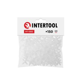 Набір дистанційних хрестиків для плитки 2.5 мм, 150 од. INTERTOOL HT-0352