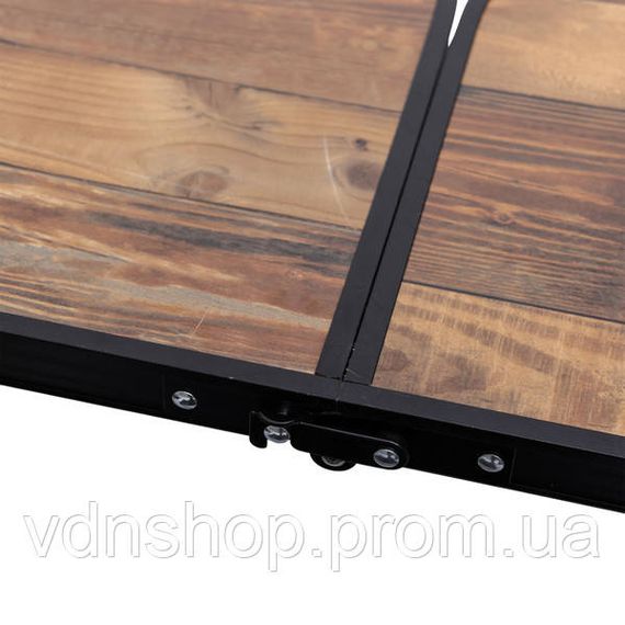 Раскладной стол + 4 стула кемпинговый набор для пикника, рыбалки, отдыха, туризма Коричневый JY-12060BR | Зображення 1