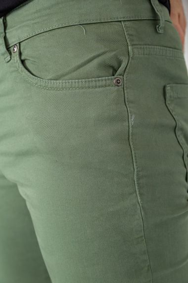 Джинсы мужские однотонные  -уценка, цвет хаки, 247R6301-U-3 | Зображення 4