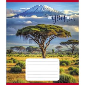 Тетрадь ученическая "Красота природы" 012-500301K-2 в клетку, 12 листов (959050)