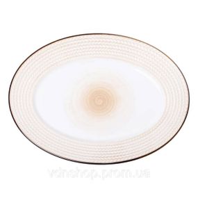 Блюдо фарфоровое 33.5х24.5 см овальное белое HP23389