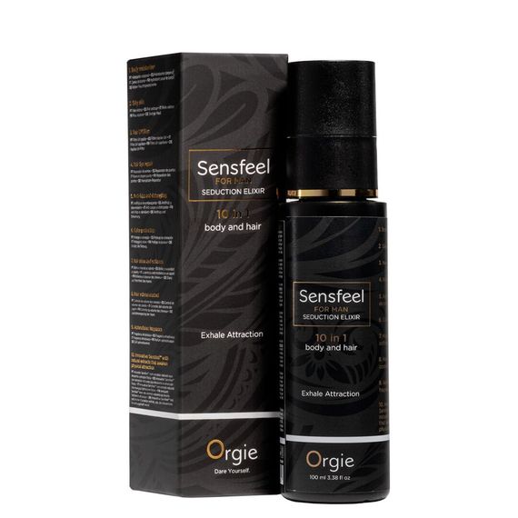 Розпродаж!!! Лосьйон з феромонами Orgie Sensfeel Seduction Elixir for Man 100мл (термін 15.05.2027)