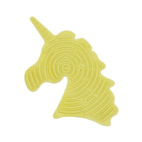 Детская развивающая доска для сенсорной активности "Единорог" GS0108 двусторонняя Желтый