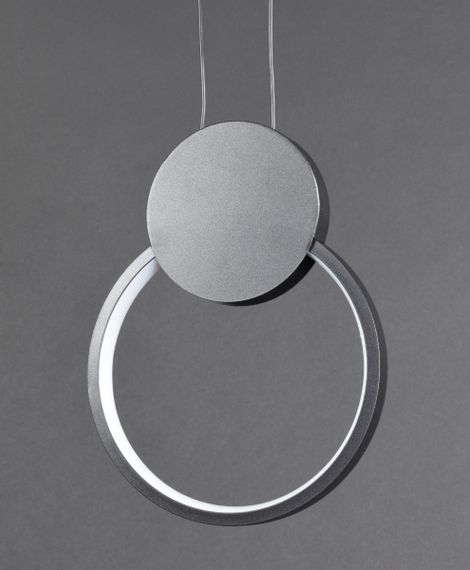 Люстра світлодіодна підвісна LED світильник для квартири на стелю лед 27135 Чорний 30-200х20х10 см. | Зображення 5