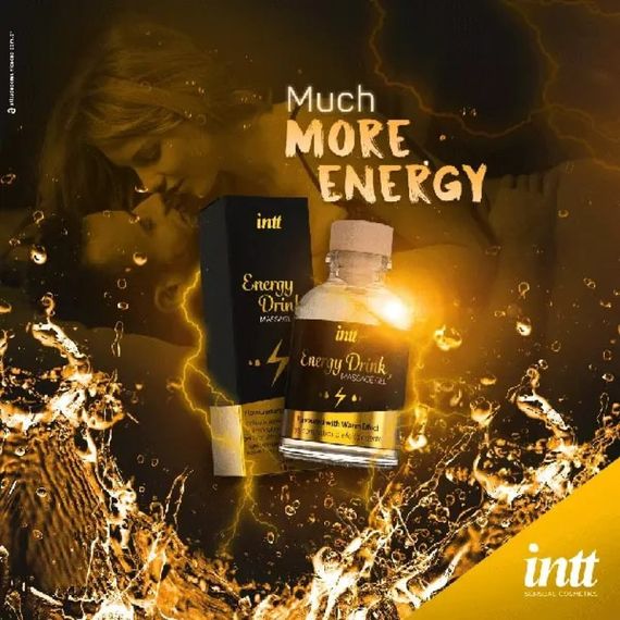 Масажний гель з ефектом зігрівання Intt Energy Drink 30 мл | Зображення 6