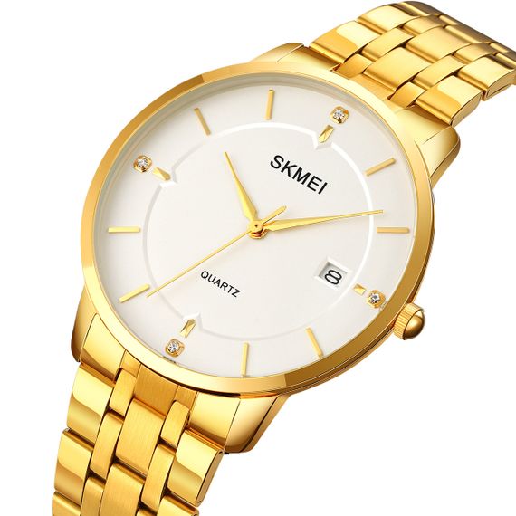 Skmei 1801SGD Gold Stainless Steel | Зображення 1