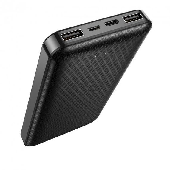 Павербанк зовнішній акумулятор XPRO BJ3 10000 mAh з індикацією заряджання чорний (24122-01) | Зображення 3
