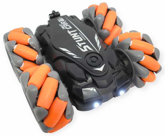 Машинка трюкова радіокерована всюдихід з пультом дистанційного керування перевертун світло музика ефекти