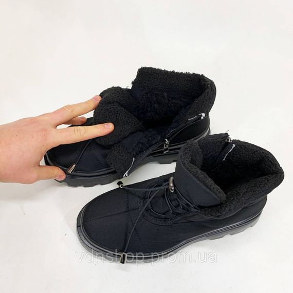 Теплі зручні жіночі чоботи, Чоботи черевики жіночі зимові Стильні зимові черевики EI-74 | Зображення 2