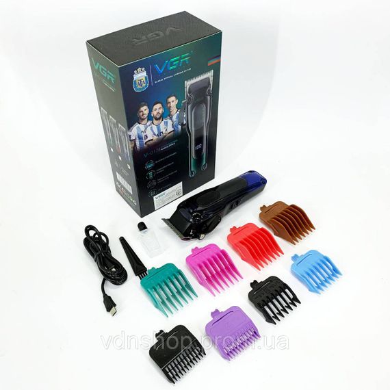 Машинка для стрижки з потужним акумулятором VGR V-013, Електронна машинка для стрижки DZ-79 | Зображення 3