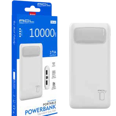 Портативна універсальна мобільна батарея Powerbank ACL PW-42 10000mAh | Зображення 2