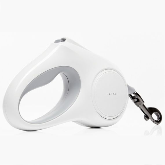 Поводок-рулетка для собак Petkit Go Free Dog Retractable Leash, лента 3 м, белый | Зображення 1