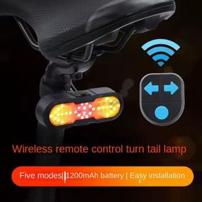 Велоліхтар CYGM-2229 STOP (red+yellow) із сигналом TN-76