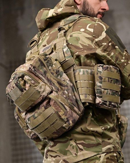 Плитоноска 4 точки сброса Single sword mtk с рюкзаком РП7354 | Зображення 6