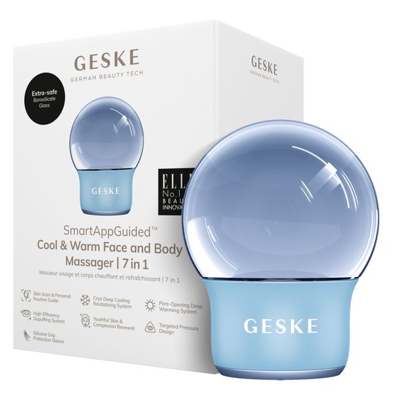 Масажер для обличчя і тіла GESKE Cool&Warm Face and Body Massager 7в1 aquamarine