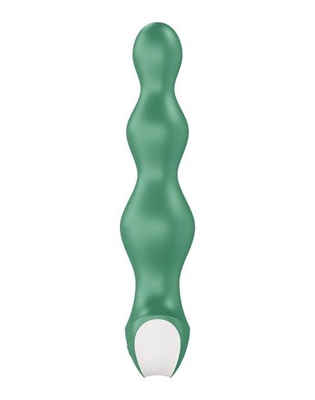 Анальный стимулятор-бусины с двумя моторами Satisfyer Lolli-Plug 2 Green sexstyle | Зображення 3