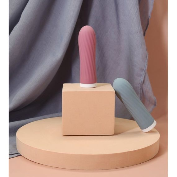 Мини-вибратор рельефный Sweet Em Velvet Lure, розовый sexstyle | Зображення 8