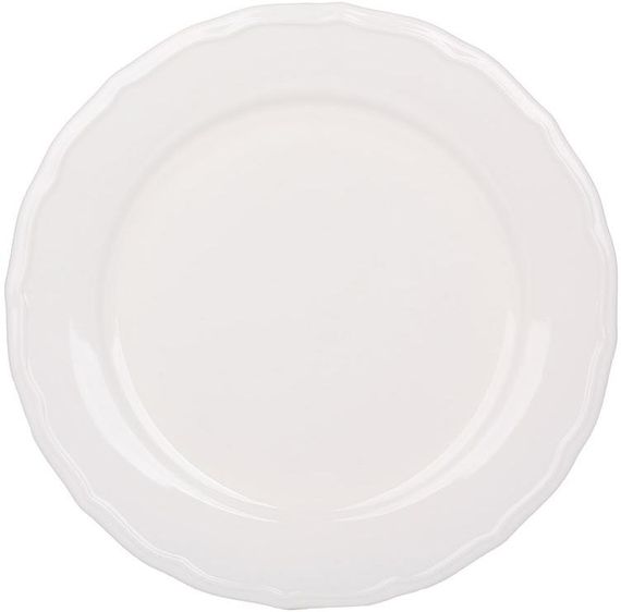 Тарілки порцелянові "Pure White" Ø27см, 6 обідніх тарілок