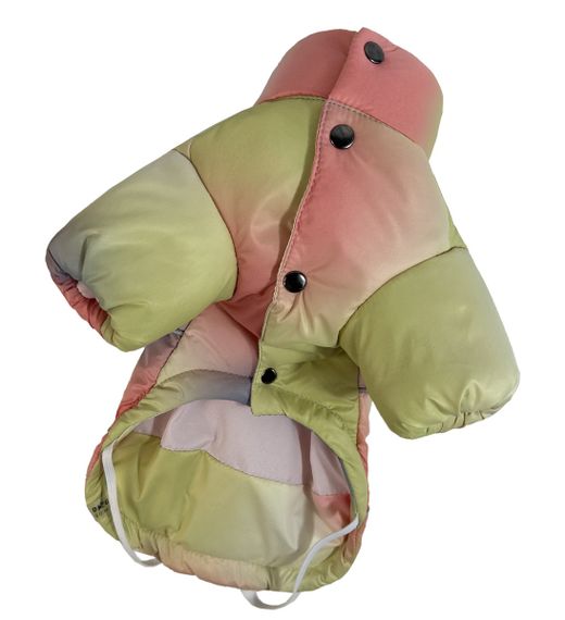 Куртка з фіксаторами тайдай жовта K-84 | Зображення 1