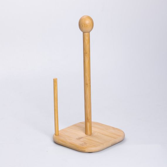 Тримач для паперових рушників 15,5×15,5×32 (см) підставка дерев'яна HB-40-10 | Зображення 2