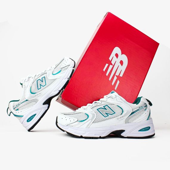 Демісезонні кросівки весна літо New Balance  колір білий/сріблястий/зелений | Зображення 6