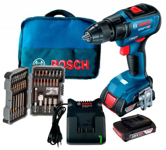 Безщітковий акумуляторний дриль-шуруповерт Bosch Professional GSR 18V-50 (06019H5004)