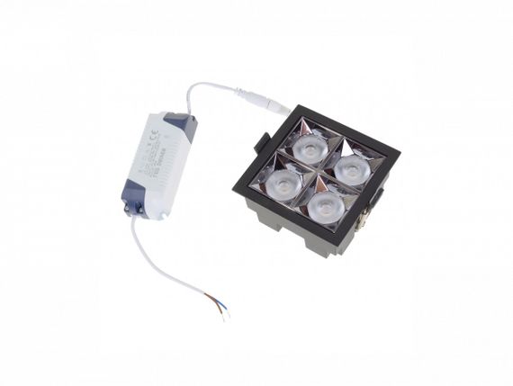 Светильник точечный LED HDL-DT 203/5*4W NW BK