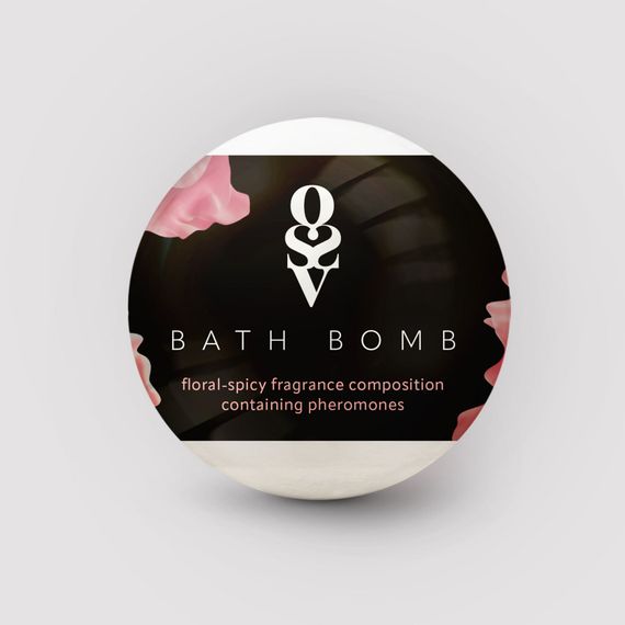 Бомбочка для ванни з феромонами Obsessive Bath bomb Floral - Spicy (100 г) | Зображення 1
