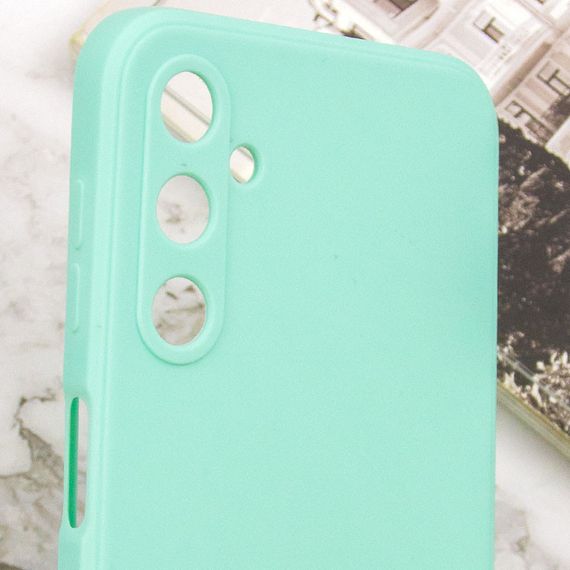 Силіконовий чохол Candy Full Camera для Samsung Galaxy A24 4G Зелений / Menthol | Зображення 4
