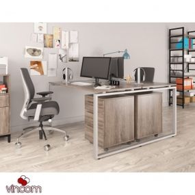 Cтол двойной Loft design Q-140 Q-140 Дуб