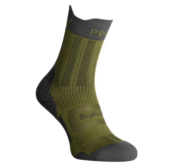 Шкарпетки компресійні літні "ShortDry PRO" сіро-зелені