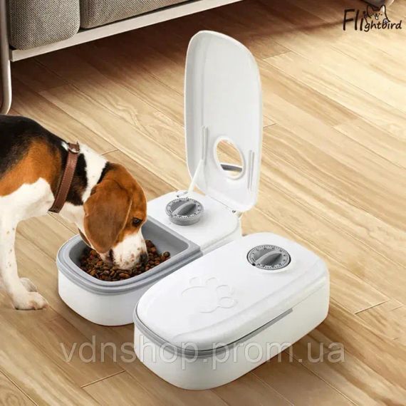Автоматическая кормушка для домашних животных умный дозатор с таймером для кошек и собак  MA-6