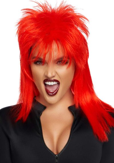 Перука рок-зірки Leg Avenue Unisex rockstar wig Red, унісекс, 53 см sexstyle