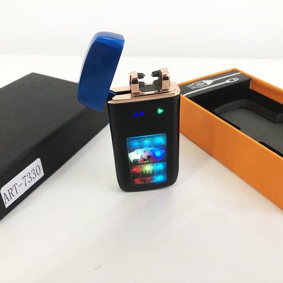 Електронна сенсорна запальничка USB ZGP-70 Акумуляторна LM-185 запальничка подарункова | Зображення 8