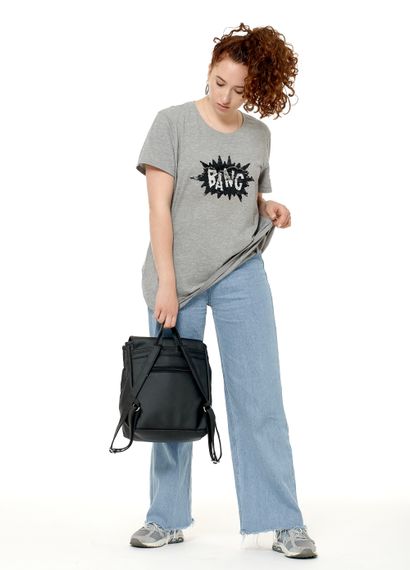 Рюкзак Sambag Loft MZN чорний 30 x 25 x 12 см (22200001) | Зображення 1