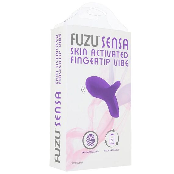 Вібратор на палець FUZU Sensa Skin Activated Fingertip Vibe – Pastel Purple, сенсорне керування, 8 режимів Sex Aura | Зображення 5