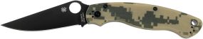 Ніж Spyderco Military 2 Black Blade Camo