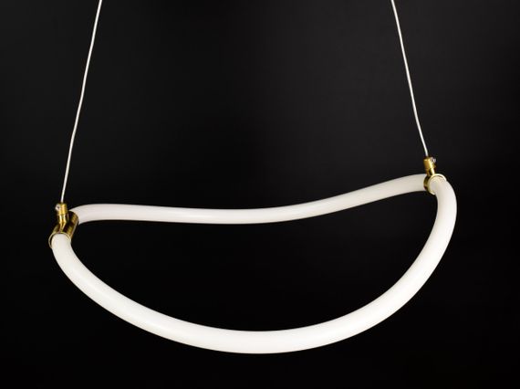 Люстра світлодіодна стельова LED світильник для квартири на стелю лед 25864 Золото 40-110х46х46 см. | Зображення 2