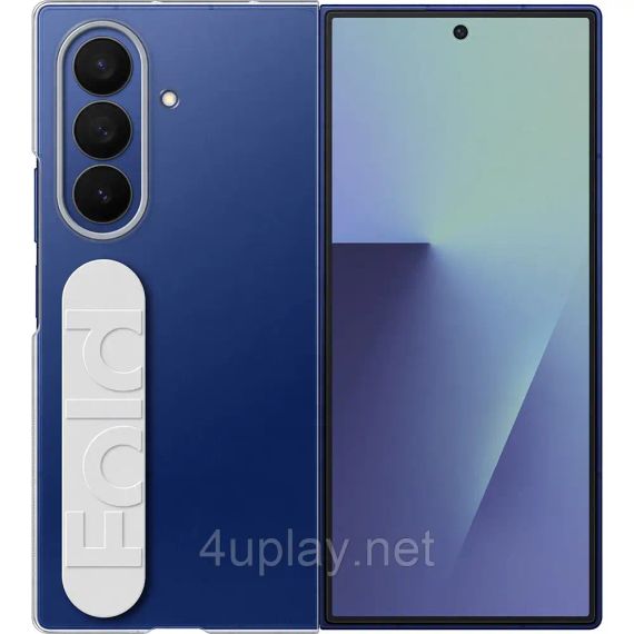 Оригінальний захисний чохол із ремінцем і захисними плівками Samsung Galaxy Fold7 Clear Grip Case Прозорий (EF-QF966)