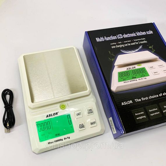 Кулінарні ваги для зважування їжі QZ-168 на 6кг, Електронні ваги для зважування предметів UF-46 | Зображення 3